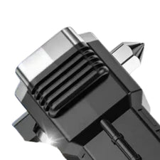 Super Bright LED Torch with Safety Hammer and Strong Magnet Side Light